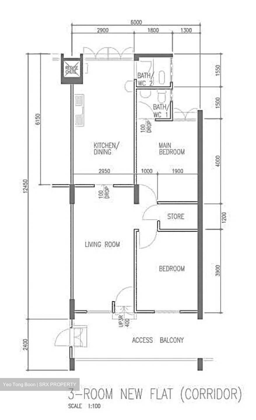 Blk 526 Bedok North Street 3 (Bedok), HDB 3 Rooms #626921671